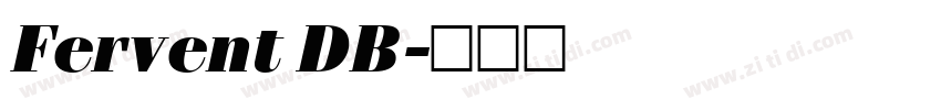 Fervent DB字体转换